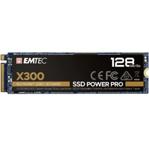 Emtec X300 SSD (ECSSD128GX300) - M.2 2280 NVMe PCIe Gen 3.0 x4 - 128GB