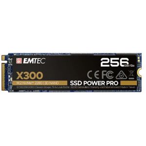 Emtec X300 SSD (ECSSD256GX300) - M.2 2280 NVMe PCIe Gen 3.0 x4 - 256GB