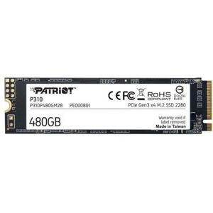 Patriot Memory Patriot P310 ssD (P310P480GM28) M.2 2280 PCIe Gen3 x 4 - 480GB