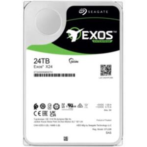 Seagate Exos X - X24 (ST24000NM007H) - 3.5 Zoll SAS 12Gb/s - 24TB