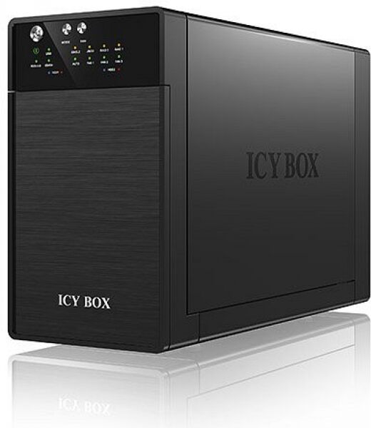 Icy Dock Icy Box IB-RD3620SU3 - ext. 2 x 3.5 Zoll SATA3 HD Gehäuse - USB3/eSATA