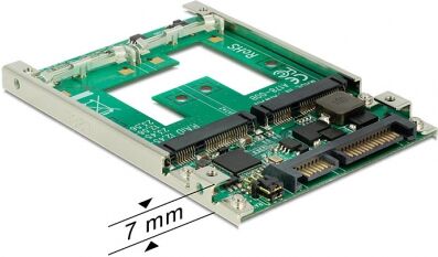 DeLock 62545 - Konverter 2.5 Zoll SATA 22 Pin > mSATA mit RAID