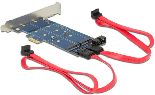 DeLock 89374 - PCI Express Karte > 2 x intern M.2 NGFF