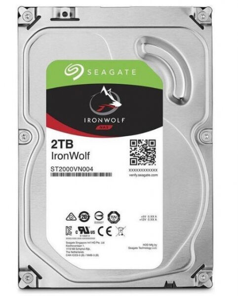 Seagate IronWolf NAS HD (ST2000VN004) - 3.5 Zoll SATA3 - 2TB