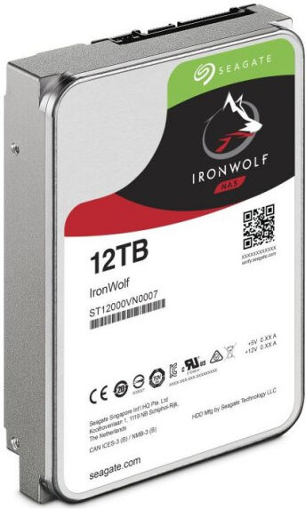 Seagate Ironwolf NAS HD (ST12000VN0008) - 3.5 Zoll SATA3 - 12TB