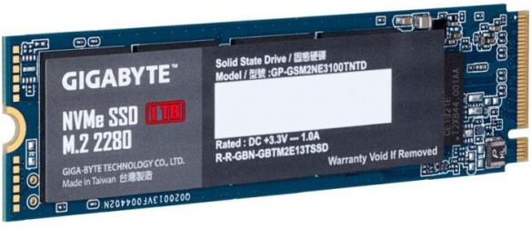 Gigabyte NVMe SSD (GP-GSM2NE3100TNTD) - M.2 2280 PCIe 3.0 x4 - 1TB