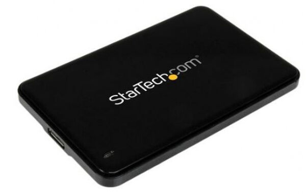 StarTech.com Startech S2510BPU337 - 2,5 Zoll USB3 SATA Festplattengehäuse mit USAP für 7mm SATA III SSD HDD Festplatten