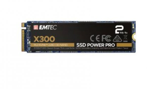 Emtec X300 Power Pro SSD (ECSSD2TX300) - M.2 2280 PCIe Gen 3.0 x4 - 2TB