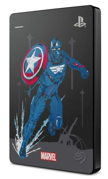 Seagate Game Drive for PS4 - Marvel Avengers Captain America (STGD2000203) - ext. 2.5 Zoll HD - 2TB - USB 3.0 Micro-B