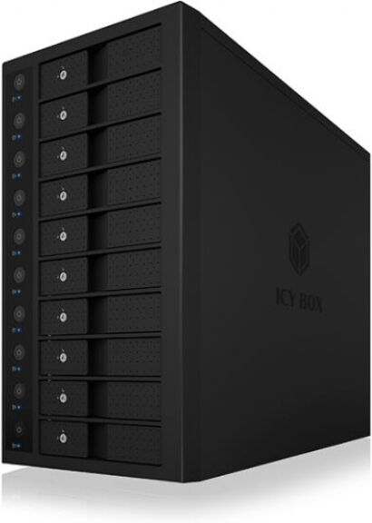 ICY BOX Icy IB-3810-C31 - Externes SINGLE System für 10x 3,5 Zoll SATA Laufwerke