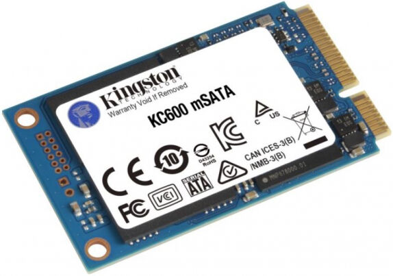 Kingston KC600MS SSD (SKC600MS/1024G) - mSATA3 - 1TB