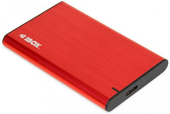 iBox HD-05 - ext. 2.5 Zoll HD-Gehäuse Rot - USB3 Gen1