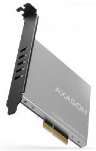 Axagon PCEM2-NC - PCIe-3.0-x4-Adapter, 1x M.2-NVMe-SSD, bis 2280 - passive Kühlung