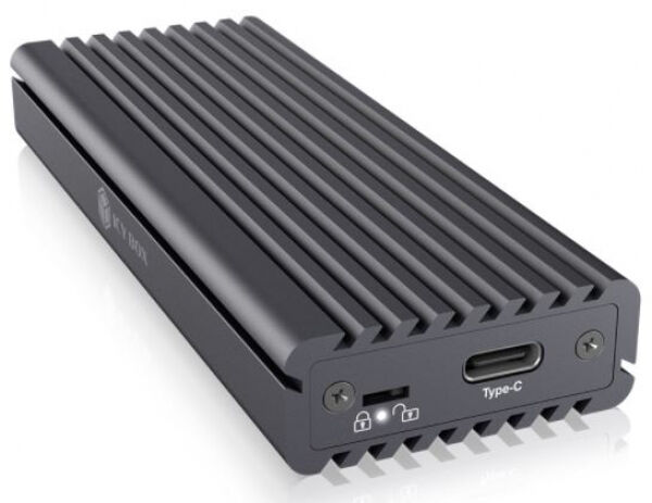 Icy Box IB-1817MC-C31 - M.2 SSD Gehäuse - USB 3.1 (Gen 2) Type-C / Type-A