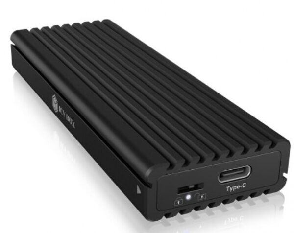 Icy Box IB-1817MCT-C31 - M.2 SSD-Gehäuse - USB 3.2 (Gen 2) Type-C + Type-A