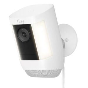 Amazon Ring Spotlight Cam Pro Plug-In White - Smart-Home-Kamera