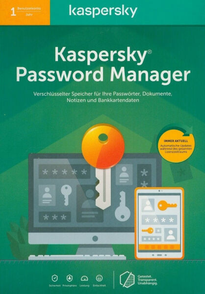 Kaspersky Lab Kaspersky - Password Manager [1 PC] [PC/Mac/Android/iOS] (D)