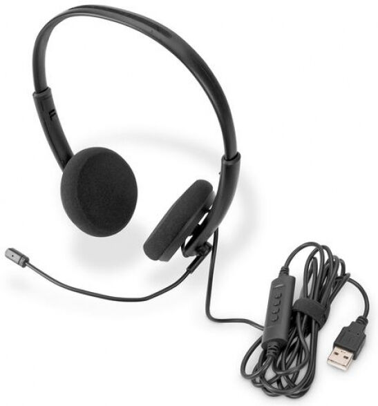 Digitus DA-12202 - Ear Office Headset mit Geräuschreduzierung