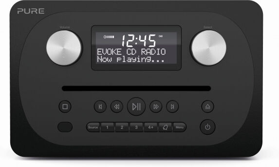 Bigben Pure - Evoke C-D4 FM/DAB+/BT/AUX Radio and CD Player - siena black