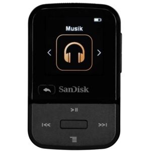 SanDisk Clip Sport Go New - MP3-Player 16GB - Schwarz