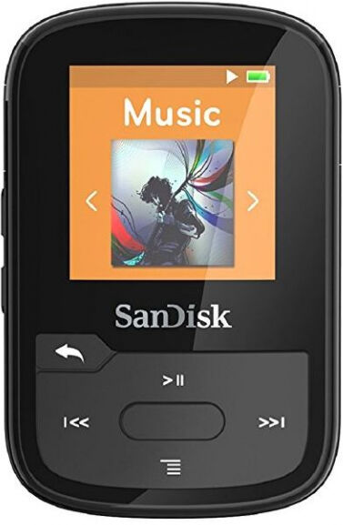 SanDisk Clip Sport Plus MP3-Player - 16GB - Schwarz