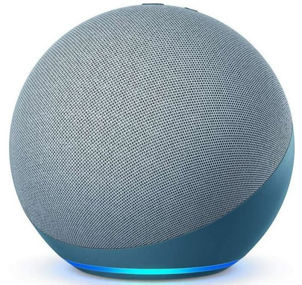 Amazon Echo (4te Generation) - Bluetooth Lautsprecher - Blau/Grau
