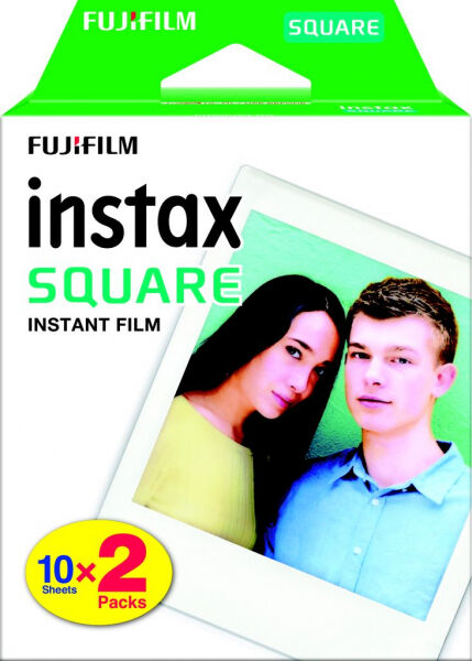 Fujifilm Instax Square Sofortbildfilm, 20 Aufnahmen