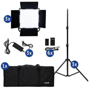 Doerr Dörr DLP-1000 - LED Video Light RGB 3er Set