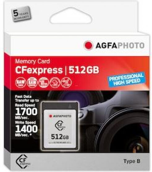 Agfaphoto CFexpress Professional High Speed - 512GB