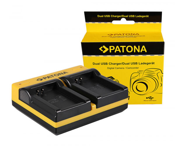 Patona - Ladegerät Dual USB Canon LP-E12