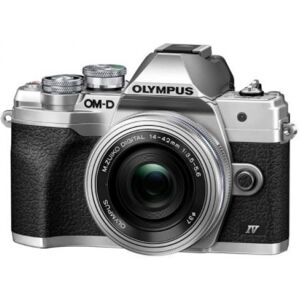 Olympus OM-D E-M10 Mark IV Kit + 14-42 Pancake Zoom - Silber