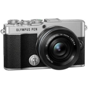 Olympus E-P7 Pancake Zoom Kit - Silber/Schwarz