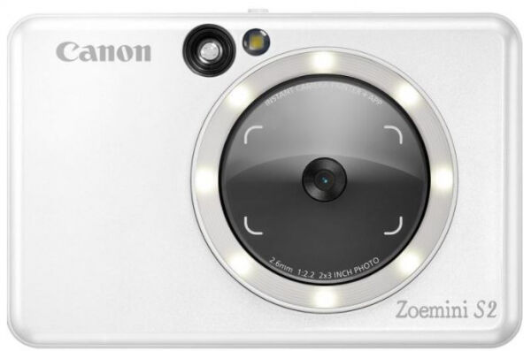 Canon Zoemini S2 - Sofortbildkamera - perlweiss