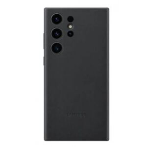Samsung S23 Ultra Leather Case Black