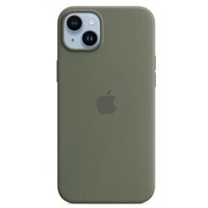 Apple Silicone Case mit MagSafe Olive - iPhone 14 Plus