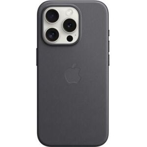 Apple Feingewebe Case mit MagSafe (schwarz, iPhone 15 Pro)