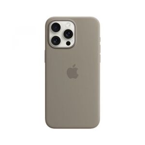 Apple Silikon Case mit MagSafe (braun, iPhone 15 Pro Max)
