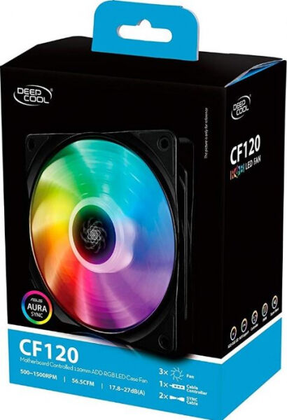 Deepcool CF120 - 120mm Gehäuselüfter - 3er Pack