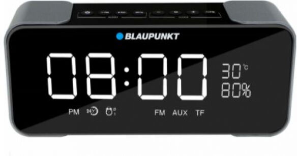 Blaupunkt BT16CLOCK - Portable bluetooth speaker BT16CLOCK, FM PLL SD-AUX-2x5W-ALARM-TEMP