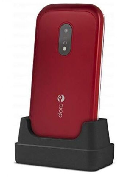 Doro 6040 - Mobiltelefon - rot/Weiss