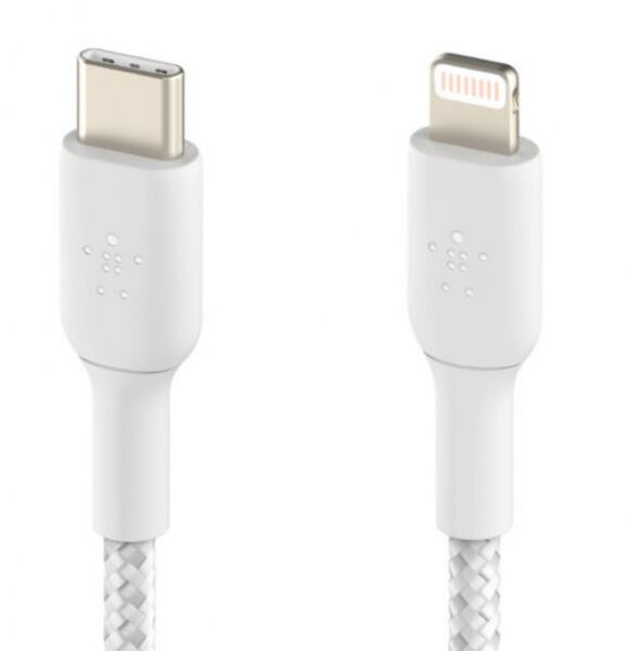 Belkin Boost Charge Lightning/USB-C Kabel - Weiss - mfi zertifiziert - 1m