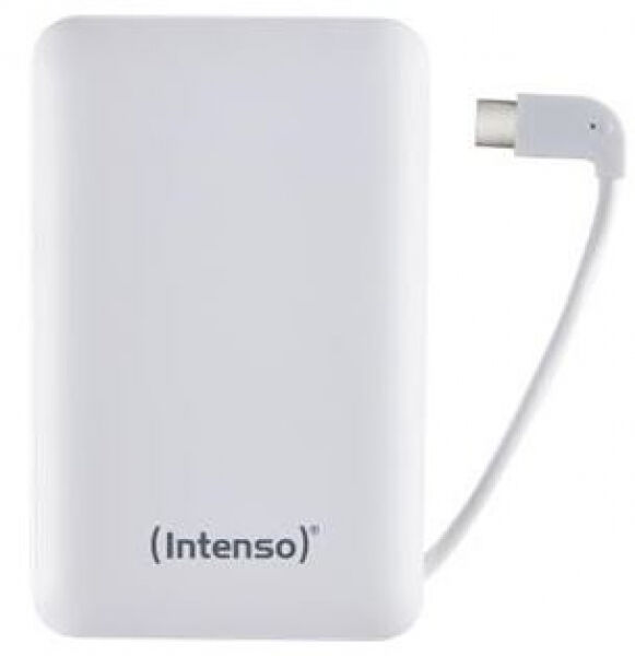 Intenso 7314532 - Powerbank XC10000 - 10000 mAh inkl. USB-A zu Type-C Kabel - Weiss