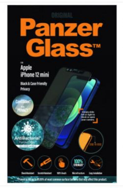 Panzerglass Displayschutz Dual-Privacy Schutzfolie - zu iPhone 12 mini