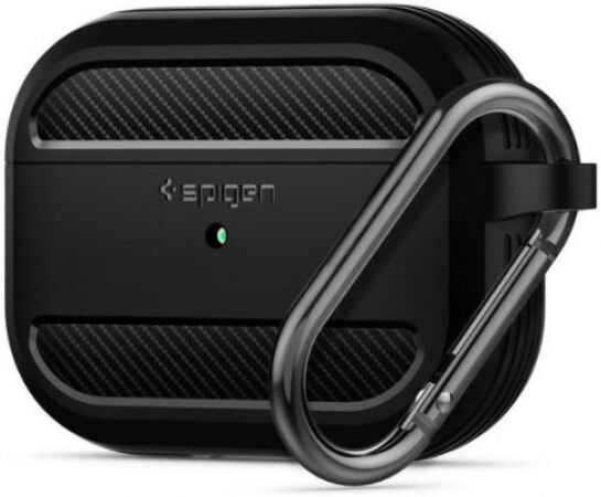 Spigen Rugged Armor Matt Black zu Apple Airpods Pro