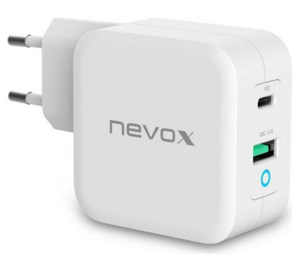 Nevox 1889 - 65W USB-C Power Delivery (PD) + QC3.0 Ladegerät GaN