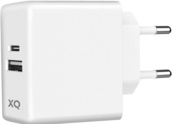 Xqisit 45464 - USB-Wandladegerät 45464 USB-A Power Delivery 65W + USB-C