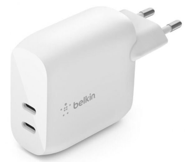 Belkin Boost Charge Dual-Port USB-Wandladegerät - USB-C / 40 Watt