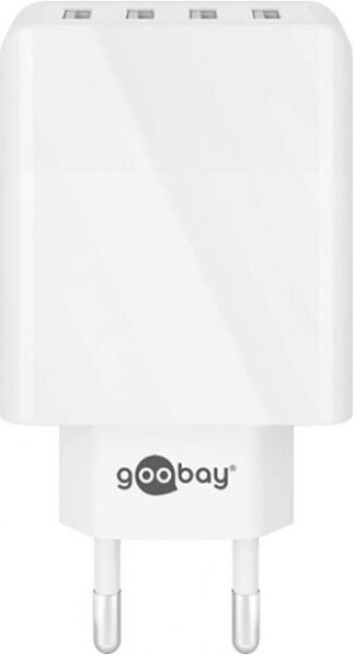 Goobay 44953 - 4-Fach USB Ladegerät 30W/6,0A