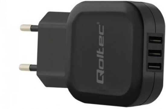 Qoltec 50191 - USB-Charger / 17W / 5V / 3.4A / 3 x USB type A