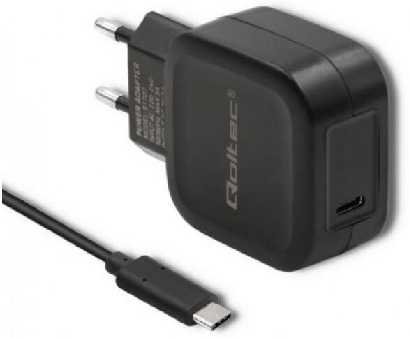 Qoltec 51851 - USB-Ladegerät / PD + USB 3.1 Typ C Stecker / 20 W